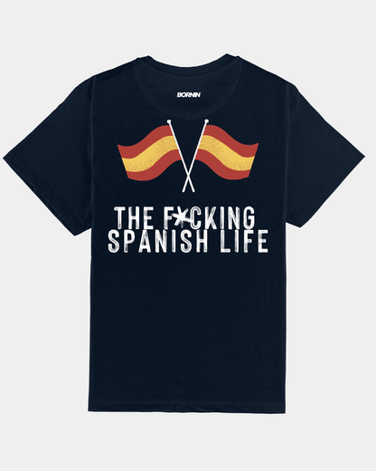 CAMISETA BANDERA ESPAÑA AZUL MARINO